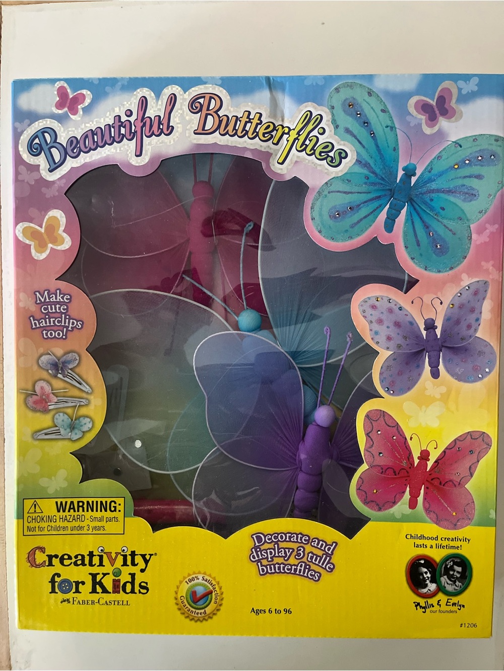 Creativity for Kids Beautiful Butterflies Craft Kit - Purple